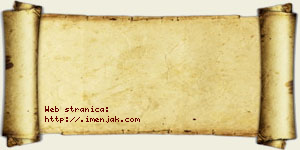 Jovana Malinović vizit kartica